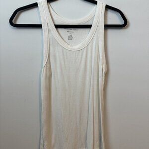 American Eagle soft & sexy Size Small (S) American Eagle White Ribbed Tank Top W